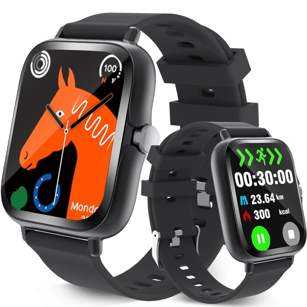 Smart Watch(Answer/Make Call), 1.9" Smartwatch for Men Women Step Counter Sleep